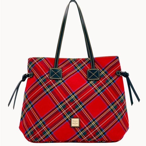 Dooney & Bourke Tartan Victoria Tote - Picture 8 of 8